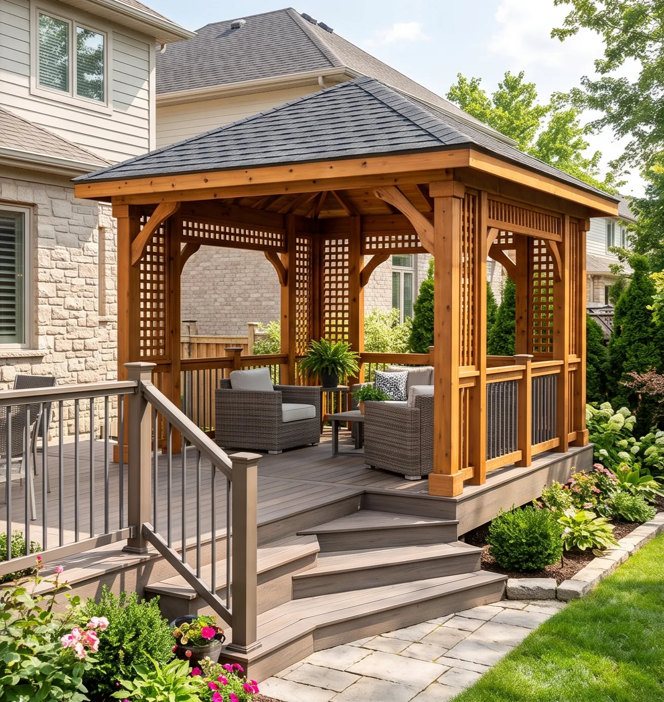 Completed outdoor project